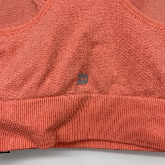 All In Motion Sports Bra Plus 2X (40DD) Seamless Medium Support Racerback - Picture 9 of 10